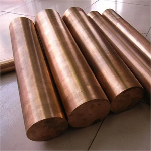 Barras Redondas de Cobre Puro Rojo de 99% de Pureza, 15mm 20mm 30mm, Acabado Brillante, Duro, C17200 C17510, Materias Primas - Product Image 2