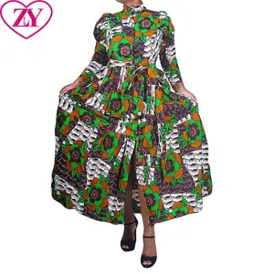 United States African Styles Printed Fashions Maternity V-neck Evening Plus Size Dresses For Women