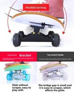 Achat limité dans le temps de planche <span class=keywords><strong>à</strong></span> roulettes complète <span class=keywords><strong>à</strong></span> double queue en érable russe bon marché de 32,5 * 8,5 pouces, personnalisable - Product Image 4