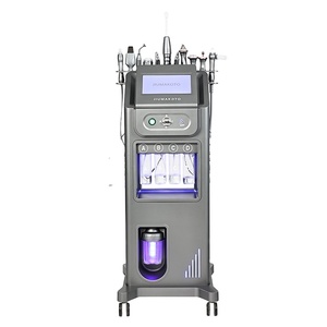 Appareil d'hydrodermabrasion polyvalent avec 10 embouts pour le lifting du visage, le rajeunissement des yeux, le contrôle de l'acné et l'exfoliation - Product Image 1