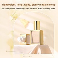 Fond de teint liquide BOB Golden Brick Dew Glow, fini mat léger, haute couvrance, contrôle du sébum, longue tenue, lisse, pour tous types de peau
