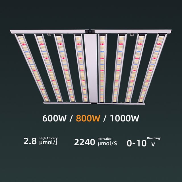 Full Spectrum Plant Grow Lighting Bar 320W 400W 650W 800W 1000W Commercial LED Lights Grow for Indoor