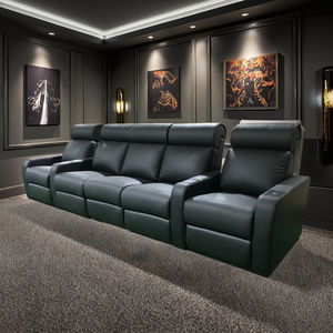 เก้าอี้โซฟาปรับเอนได้สำหรับโฮมเธียเตอร์ทันสมัยผ้านุ่มทนทานสำหรับโฮมเธียเตอร์ - Product Image 6