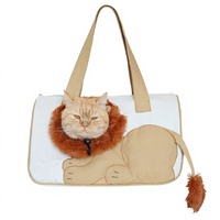 Bolsa de Transporte para Mascotas con Diseño de León, Gran Capacidad, para Perros y Gatos