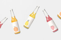 Étiquettes adhésives personnalisées pour produits de boissons, impression d'étiquettes pour bouteilles de boisson, étiquettes pour bouteilles d'eau