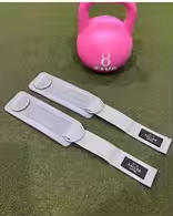 Sangles de cheville et de poignet rembourrées, réglables et confortables, en tissu polyester, avec anneau en D, pour exercices de fessiers sur machine à câble
