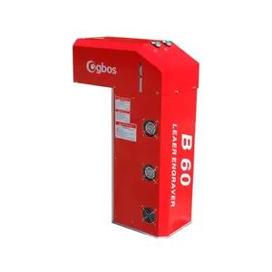 GBOS B30 Knopf laser beschriftung maschine zusammen mit Knopf maschine