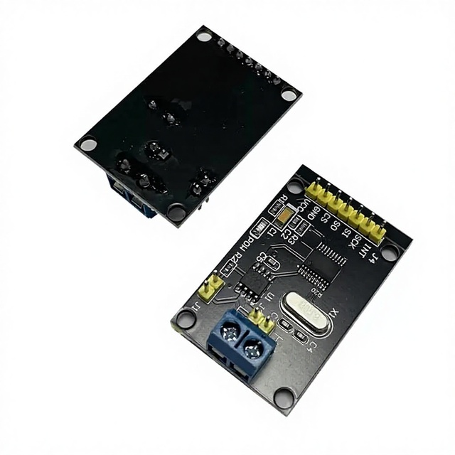 MCP2515 CAN Bus Module Development Board with SN65HVD230 Transceiver and SPI Protocol