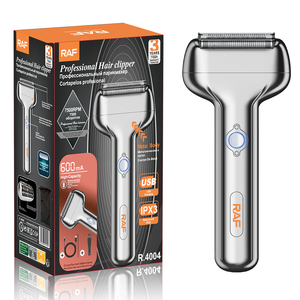 เครื่องโกนหนวดไฟฟ้า RAF 5W รุ่น Professional พร้อมตัวเครื่องโลหะ หัวใบมีดแม่เหล็ก สำหรับร้านตัดผม ใช้ได้ทั้งแบบเปียกและแห้ง สำหรับตัดแต่งหนวดเคราผู้ชาย - Product Image 2