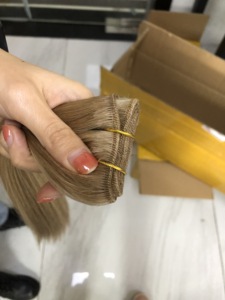 Toptan %100 Gerçek Saç Postişi Bakire Saç Tedarikçileri Çift Taraflı Düz Kütikül Hizalı Bakire Saç Demetleri - Product Image 2