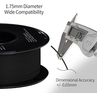 Aura3D Serat Karbon PLA 1.75mm 1KG PLA-CF untuk Printer 3D Bambulab Creality