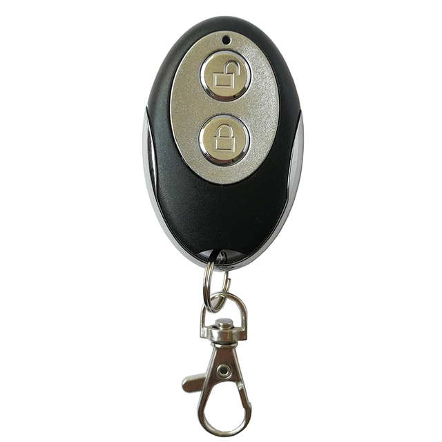 New Metal 2 Key 433.92M Learning Code Wireless Remote Control Garage Door Opener Two Button Automatic Door Remote Control