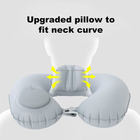 Nouvelle mise à niveau personnalisée oreiller cervical gonflable Portable pliant femmes mode avion voiture bureau à tout moment