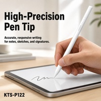 Stylet KTS-P122 Type-C, pointe de stylo haute précision, affichage numérique de la batterie, stylet capacitif pour téléphone portable et tablette