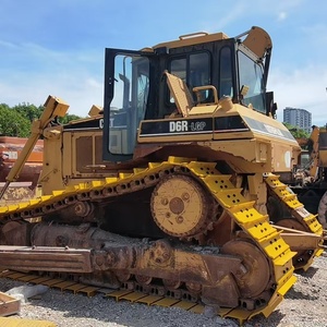 Bulldozer CAT D6R 2017 d'occasion, certifié EPA CE japonais d'origine, pour usage agricole, avec moteur, boîte de vitesses, capacité de bulldozing de 5,6 m et pompe. - Product Image 1