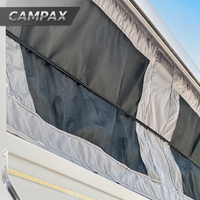 Tente de camping 4 saisons Pop Camper 450D Oxford, installation manuelle, protection UV50+, plancher en nid d'abeille en aluminium, garantie 5 ans, Dachzelt