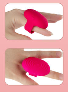 Condón de dedo vibrador, condón de coqueteo sexual masculino y femenino, ojiva, vibrador de dedo de huevo de salto - Product Image 5