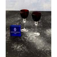 Verres à shot en cristal Campidelli Saint Louis, design classique personnalisable, capacité de 1 oz, 0g, pour vin, whisky, mini format, bars, manuel