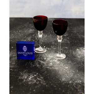 Verres à shot en cristal de Saint-Louis, design classique personnalisable, capacité de 1 oz pour le vin, le whisky, taille mini pour les bars - Product Image 5