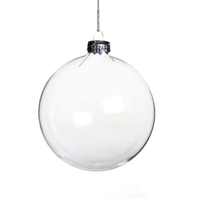 Bola de cristal transparente CFP A061, bolas de Navidad surtidas