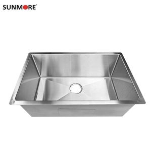 Évier de cuisine double en acier inoxydable SUS304, grand format, multifonctionnel, finition satinée, prix abordable, vente chaude - Product Image 4