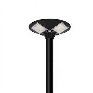 Luz de Rua Solar Integrada para Jardim Externo, Luz Automática no Escuro, Indução por Corpo Humano, Iluminação UFO com Suporte IP65 - Product Image 1