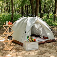 Solution tout-en-un : Ensemble complet de matériel de camping familial 5-en-1 (tente + réchaud + chaises + tapis + ustensiles de cuisine)