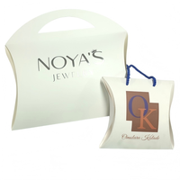Umweltfreundliche Faltbare Kissenförmige Geschenkbox für Hochzeitspartys, Pralinen, Süßigkeiten, Kleine Schmuckstücke und Souvenirs