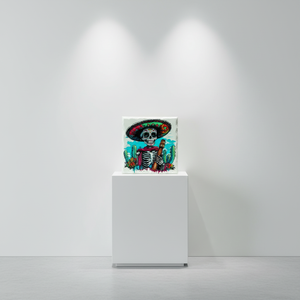 Lot de sous-verres classiques <span class=keywords><strong>en</strong></span> céramique motif crâne, vente <span class=keywords><strong>en</strong></span> gros usine, impression personnalisée, dos <span class=keywords><strong>en</strong></span> <span class=keywords><strong>liège</strong></span> carré, résistants à la chaleur, écologiques et durables pour <span class=keywords><strong>table</strong></span> - Product Image 3