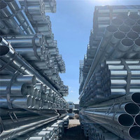 Tube en acier galvanisé à chaud ERW ASTM A53 BS1387 Q235B pour la construction mécanique et la soudure de structures en acier, tuyau EMT