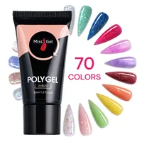 Glitter Color Acrygel Großhandel liefert Handelsmarken Acryl Poligel UV Nagel verlängerung Poly Gel
