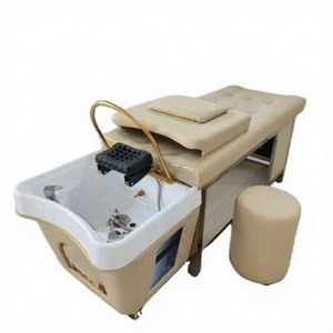 KISEN Offre Spéciale Lit de Lavage de Cheveux de Luxe avec Bol et Massage Thaïlandais pour Salon de Coiffure et Barbier - Product Image 1