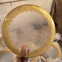 Assiettes de présentation en plastique argenté et doré de 13 pouces pour mariage, événements et fêtes – Vente en gros
