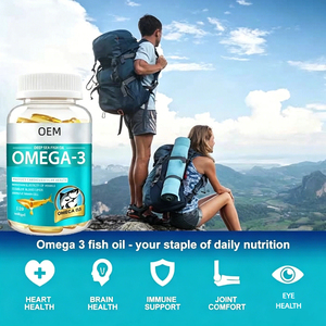 Cápsulas de Aceite de Pescado Omega-3 Halal al por Mayor del Fabricante, Suplementos de Gelatina Blanda 3-6-9, Cápsulas de Aceite de Krill Omega 3 de 1000mg - Product Image 3