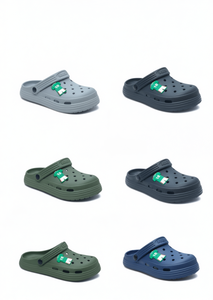 Sandalias Zuecos Infantiles con Pines Animados Talla 20 Azules Zapatos de Verano para Niños con Suela de EVA y Parte Superior de Plástico - Product Image 1