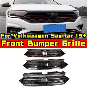 Car Bumper Grill Decorative <strong>Trim</strong> <strong>Racing</strong> Grille Body Kit Front Bumper Grill For Volkswagen Sagitar <strong>2019</strong>+ Exterior Part - Product Image 2