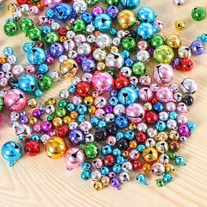 Hoge kwaliteit 12mm kleine mini messing belletjes knutselwerk DIY metaal glanzende kerstbelletjes voor festival feestdecoraties sieraden kat - Product Image 5