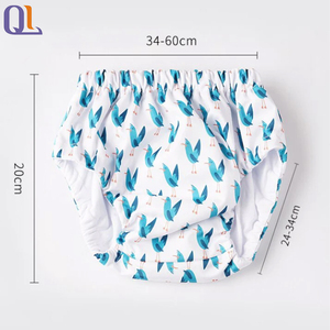 Sous-vêtements personnalisés pour enfants, sous-vêtements absorbants d'entraînement à la propreté, couches <span class=keywords><strong>de</strong></span> <span class=keywords><strong>bain</strong></span> réutilisables pour garçons, slips absorbants et respirants pour bébés - Product Image 3