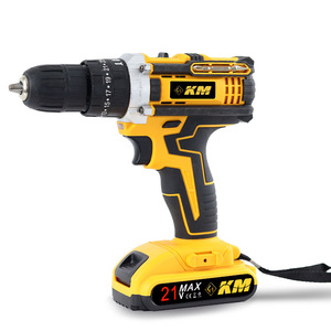 Km Cordless Impact Drill 21V Max Battery Powered Household Industrial Grade Tool - Product Image 1