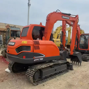 Mini-excavatrice hydraulique d'occasion Doosan DX75 DX75-9C DX75lc-9C de Corée du Sud, 7 tonnes, 7,5 tonnes, à bas prix pour le terrassement, avec CE EPA - Product Image 1