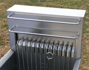 Freidora Eléctrica Digital Comercial de Acero Inoxidable con Tanque Individual y Sistema de Filtrado, Capacidad de 35-40L, Marca Kingbetter - Product Image 4