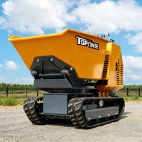 Neuer CE-Zertifizierter Mini-Muldenkipper Mini-Raupenlader Kompakter 1,2-Tonnen-Lader Mini-Raddumper zum Verkauf