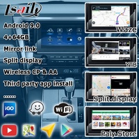 Caja de interfaz de navegación automática Carplay inalámbrica Android para Toyota Alphard Vellfire con 2018-2022 por Lsailt