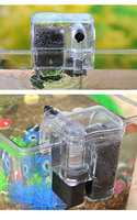 Filtre externe mini en plastique de haute qualité pour aquarium, à suspendre, fonctionnement automatique pour l'amélioration de la qualité de l'eau des aquariums DIY