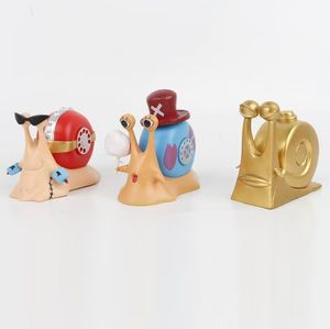 9Ppacks Anime Den Mushi figura <span class=keywords><strong>de</strong></span> acción, lindo Caracol teléfono insecto PVC figura modelo colección adornos regalos - Product Image 3