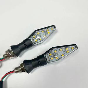 Luces Intermitentes LED SX para Motocicleta, 12V, Universales, Delanteras y Traseras, Amarillas y Azules, para Modificación de Motocicletas - Product Image 2