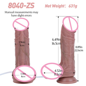 SXXY 8 Estilos de Consoladores de Silicona con Eyaculación, Prepucio Deslizante Ultra Realista, Tapón Anal con Eyaculación, Juguetes Sexuales para Hombres y Mujeres, Masturbador - Product Image 2