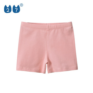 Pantaloncini per Bambine in Cotone di Alta Qualità, Tinta Unita, Vendita all'Ingrosso - Product Image 2