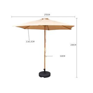 Wholesale 2.7M <strong>Garden</strong> Furniture Large Outdoor <strong>Parasol</strong> Patio Umbrella,Patio Outdoor Umbrella with <strong>Table</strong> <strong>and</strong> <strong>Chair</strong> for Coffee Shop - Product Image 5