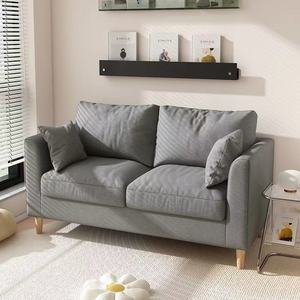 أثاث غرفة المعيشة الشمال أرائك على الطراز الكريمي أريكة منزلية خفيفة أريكة شقة صغيرة - Product Image 6
